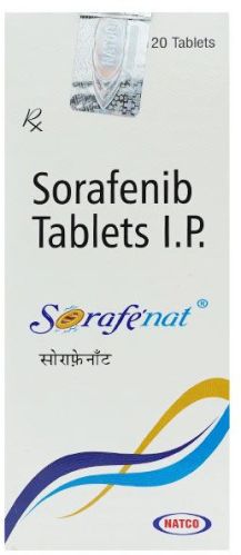 Sorafenat 200mg Tablets, Packaging Type : Plastic Bottle