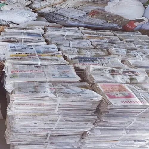 Fresh Newspaper Scraps English For Personal Use, Recyling
