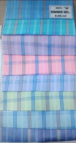 36 Width Shirting Fabric, Color : Multicolor
