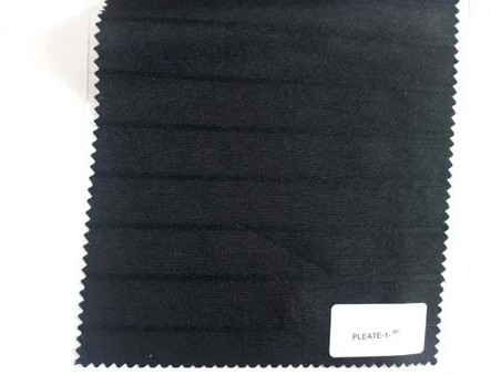 Plain Pleated Cotton Fabric For Garments