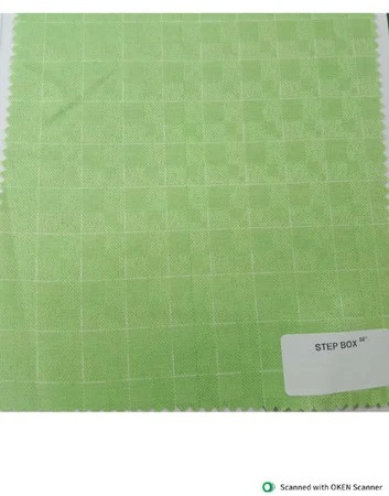 Step Box Cotton Fabric For Apparel/Clothing