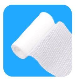 Cotton Gauze Bandage Roll, Color : White