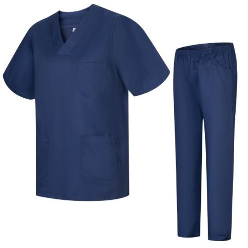 Polyester Cotton Blends Medical Scrub Suit, Gender : Unisex