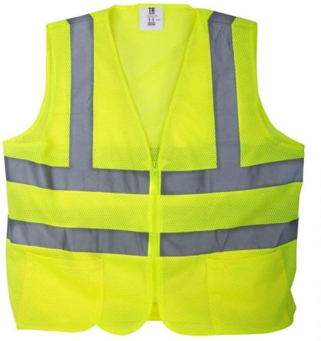Striped Polyester Industrial Safety Jacket, Gender : Unisex