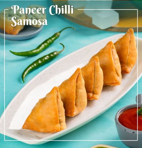 Vishal Foods Frozen Paneer Chilli Samosa, Taste : Tasty