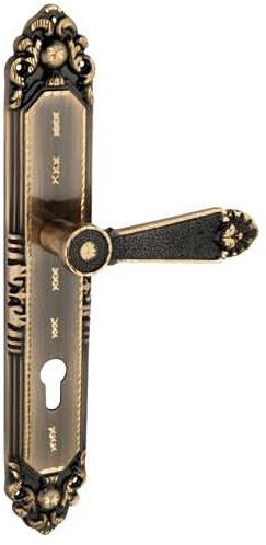 Krone Antique Finish Camila Brass Mortise Handle