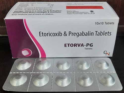 Pregabalin And Etoricoxib Tablets For Clinical