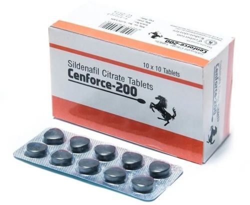 Sildenafil 200 Mg Tablets, Packaging Type : Blister