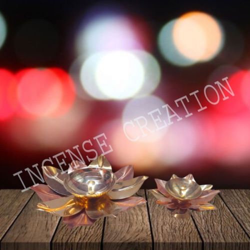 Luminous Lotus Candle Holders Ll Set Of 2 Ll ICD-1016