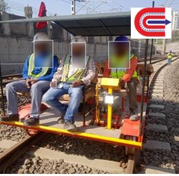 Heavy Duty Motor Trolley For Railroad Material Movement