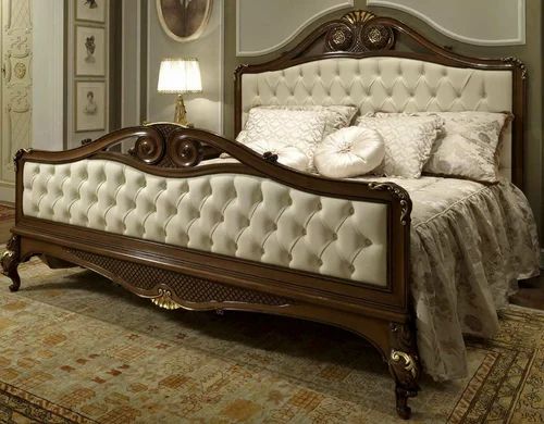 Wooden Queen Size Double Bed For Home, Hotel