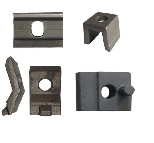 Automatic Coated Metal Rail Clamps, Color : Black