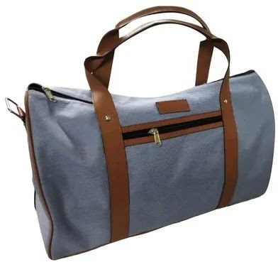 Gis Shaper Plain Handmade Leather Duffle Bag For Travel Use