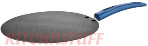 Kitch'N'Stuff Aluminium Sapphire Flat Tawa, Color : Blue