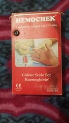 Hemochek Hemocheck Hemoglobin Color Scale