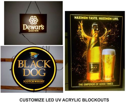 Acrylic Block Out Boards For Display