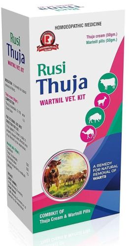 Rusi Thuja Wartnil Veterinary Kit, Medicine Type : Homeopathic