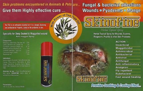 Skinofine Herbal Topical Spray, Packaging Size : 100ml, 250ml