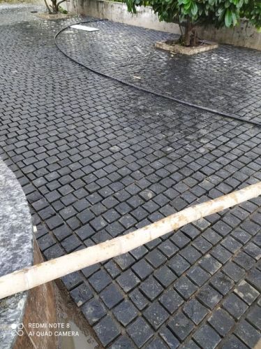 Natural Black Stone for Flooring, Roofing, Wall