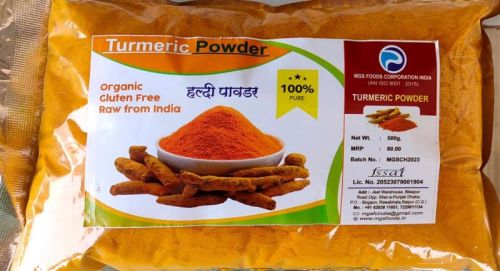 Polished Blended Natural 500gm Turmeric Powder, Certification : FSSAI Certified