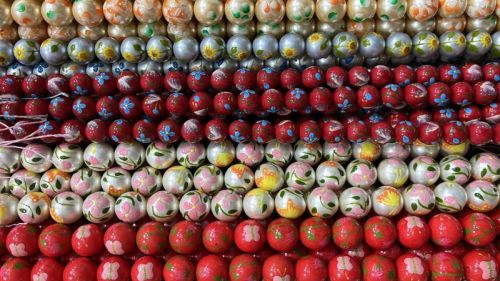 Chirag International Coated Pearl Glossy Gemstone Beads For Garments Decoration, Jewelry, Rakhi, Garments Shoes