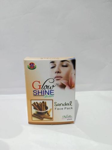Powder Face Pack, Brand Name : Glow Shine, Packaging Type : Yellow