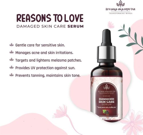 Isvara Ayurveda Damaged Skin Care Serum For Parlour, Personal