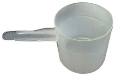 Plasitc 50 Gm Protein Scoop, Color : White