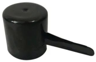 Plasitc Plain Plastic Scoop, Color : Black