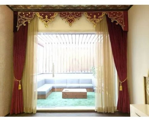 Plain Designer Cotton Curtain, Technics : Machine Made