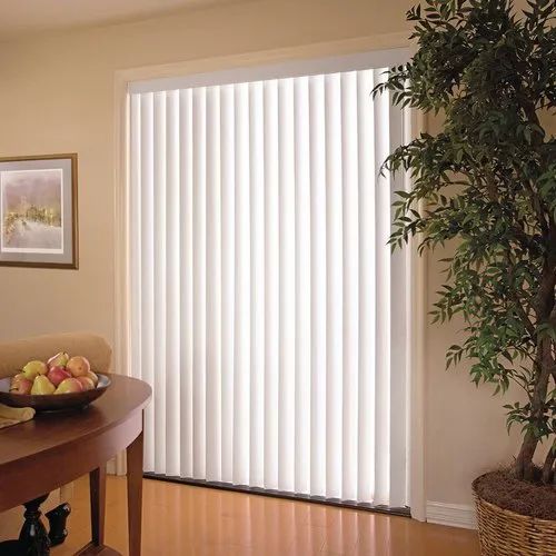 Plain Verticle PVC Vertical Window Blinds, Technics : Machine Made