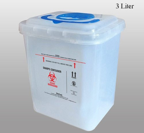 Polypropylene 3l Sharp Container For Hospital