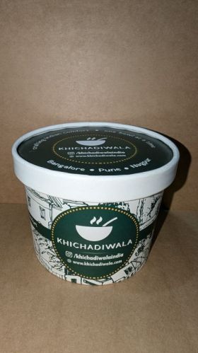 750ml Printed Paper Round Food Container, Capacity : 1000ml