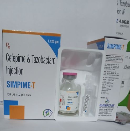 Simpime-t Cefepime And Tazobactam Injection, Grade Standard : Medicine Grade