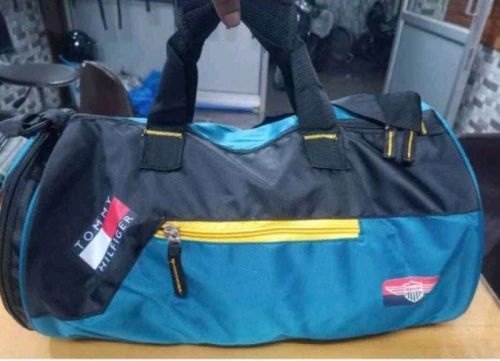 Polyester Gym Bag, Technics : Machine Made