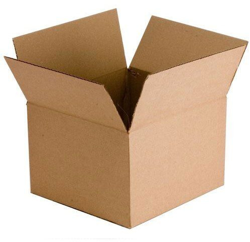 Plain Corrugated Box For Shipping, Food Packaging