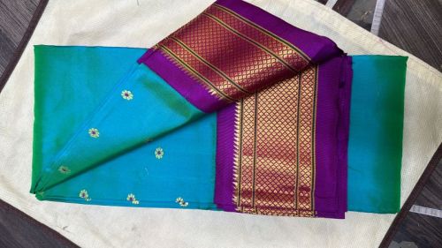 Running Silk Paithani Sarees, Saree Length : 6 M (with Blouse Piece)