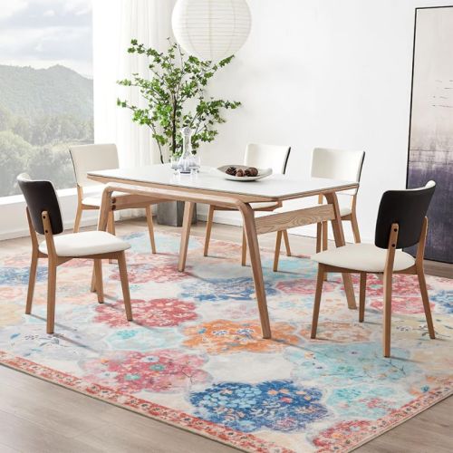 Printed Dining Room Floor Carpet For Homes