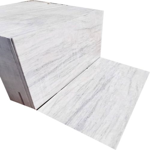 Polished Makrana White Marble Slab For Flooring Use