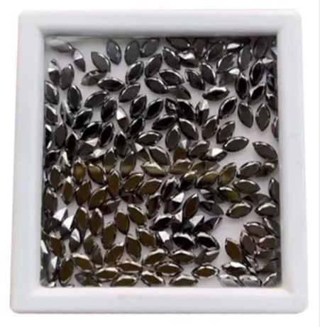 6-3mm Marquise Cut Black Diamond For Jewellery Use
