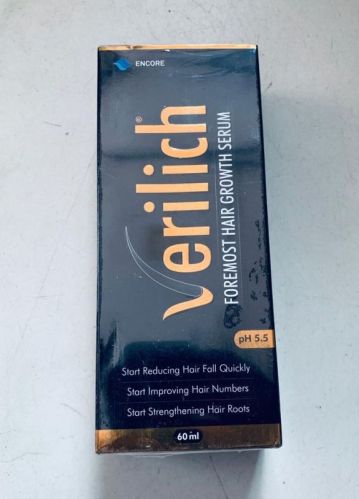 Verilich Hair Growth Serum, Packaging Type : Bottle