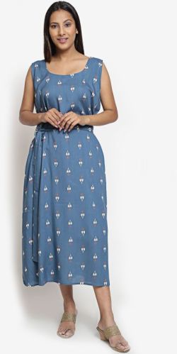 Ladies Dress, Color : Sky Blue