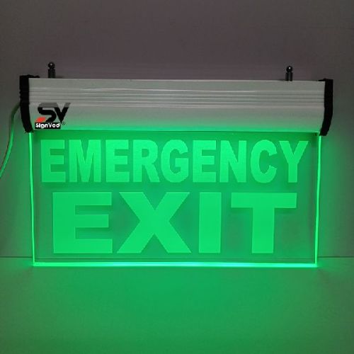 Automatic Aluminum Emergency LED Exit Light For Industrial, Indoor Outdoor