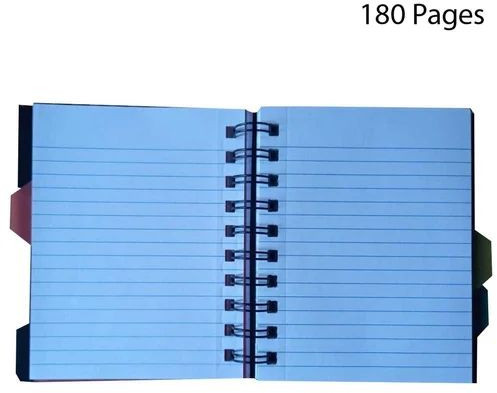 180 Pages Spiral Notebook For Home, School, College
