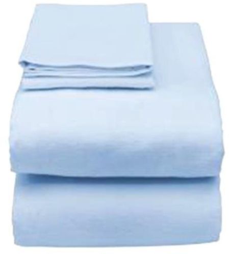 Plain Glace Cotton Hospital Bedsheet, Color : Blue, White, Green