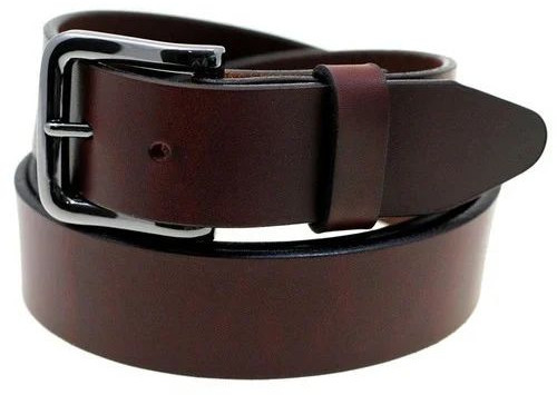 Plain Mens Leather Belt, Technics : Machine Made