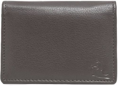 Kara Brown Leather Card Holder For Men and Women