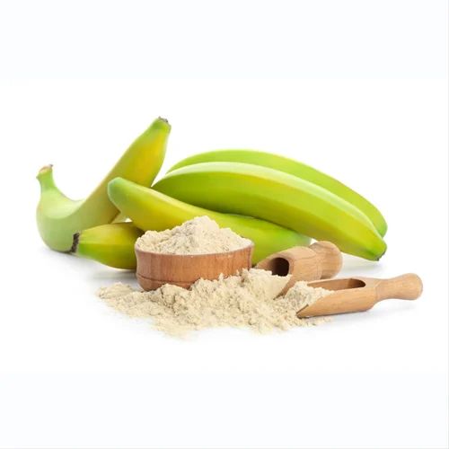 Natural Dehydrated Green Banana Powder, Packaging Type : Plastic Pouch