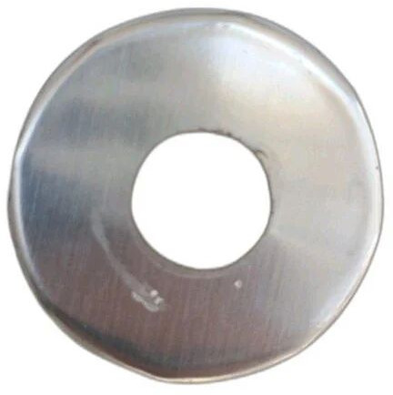 Plain Polished Stainless Steel Railing Cap, Shape : Round