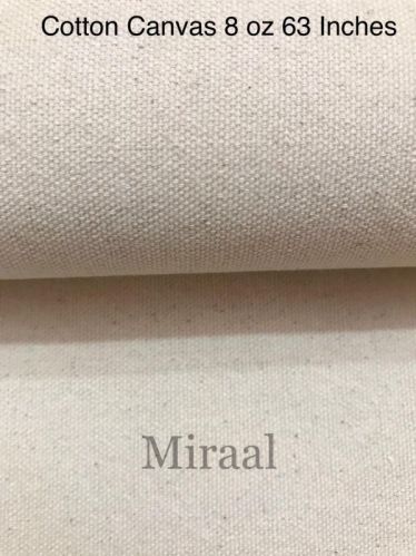 Cotton Canvas Fabric 8 Oz 63 Inches Long